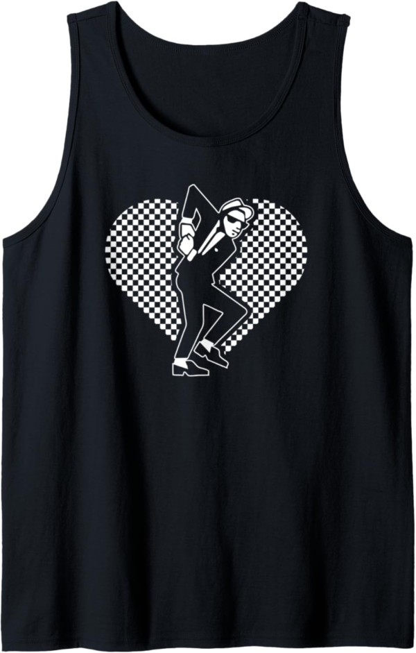 Ska heart and dancer - ska music rude boy Tank Top - Image 2